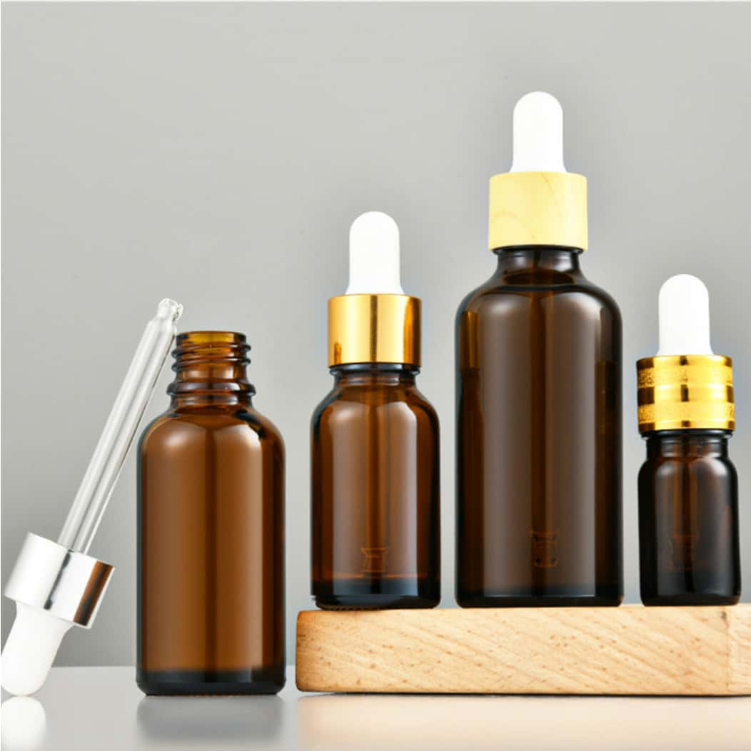 Essential oil bottles