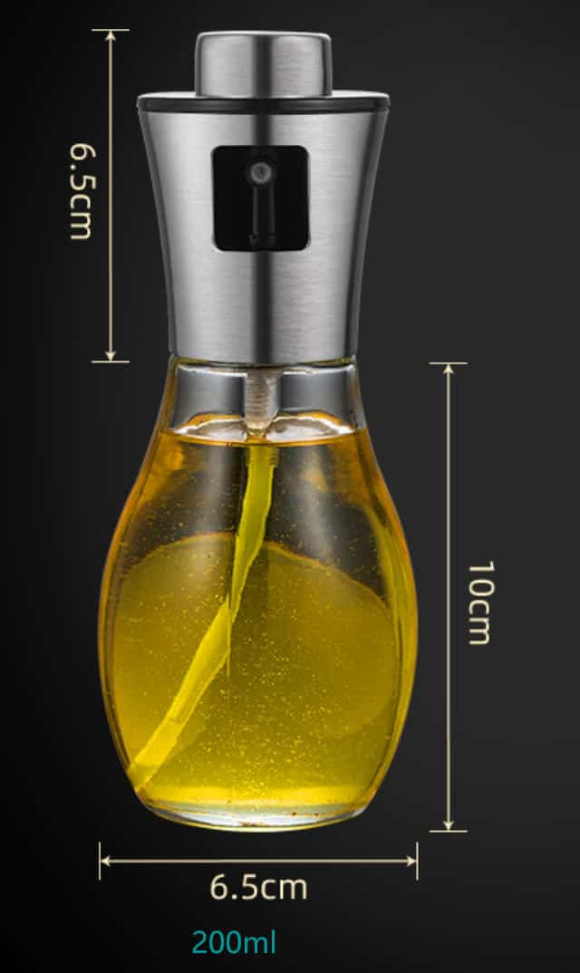 Glass oil spray bottle 200ml