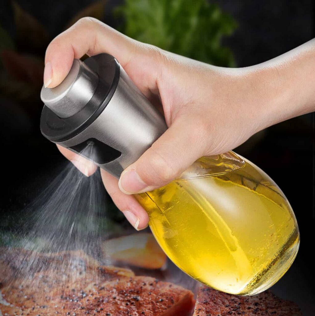 Glass oil spray bottle 200ml 