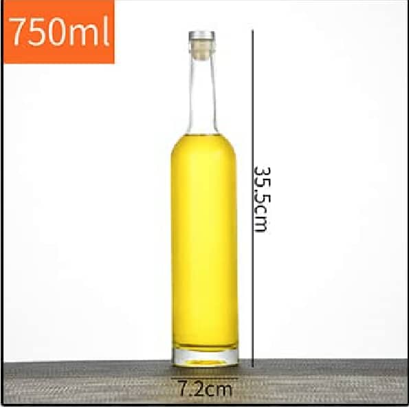 Simple fashion ice wine bottle fruit wine juice liquor bottle