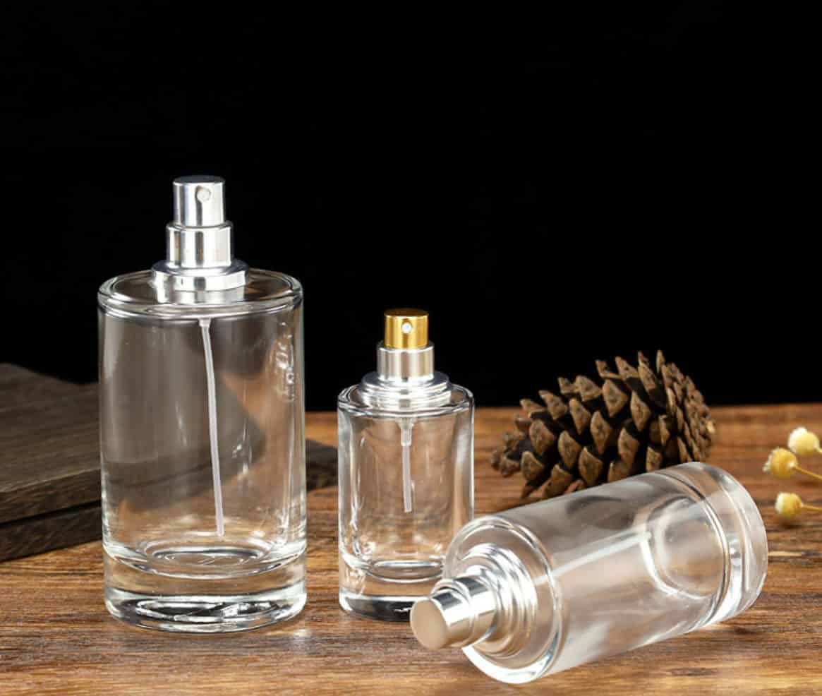 Classic round perfume bottles 25ml 50ml 100ml