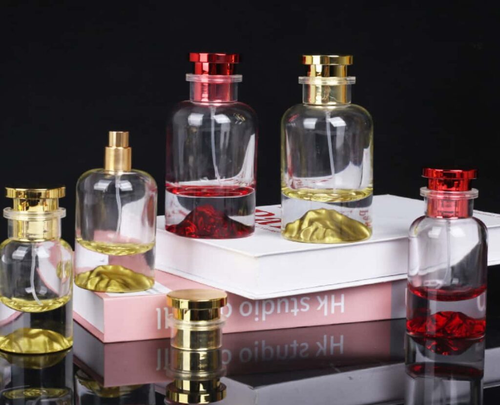 Volcano Bottom Glass Perfume Bottle 30ml 50ml 100ml 