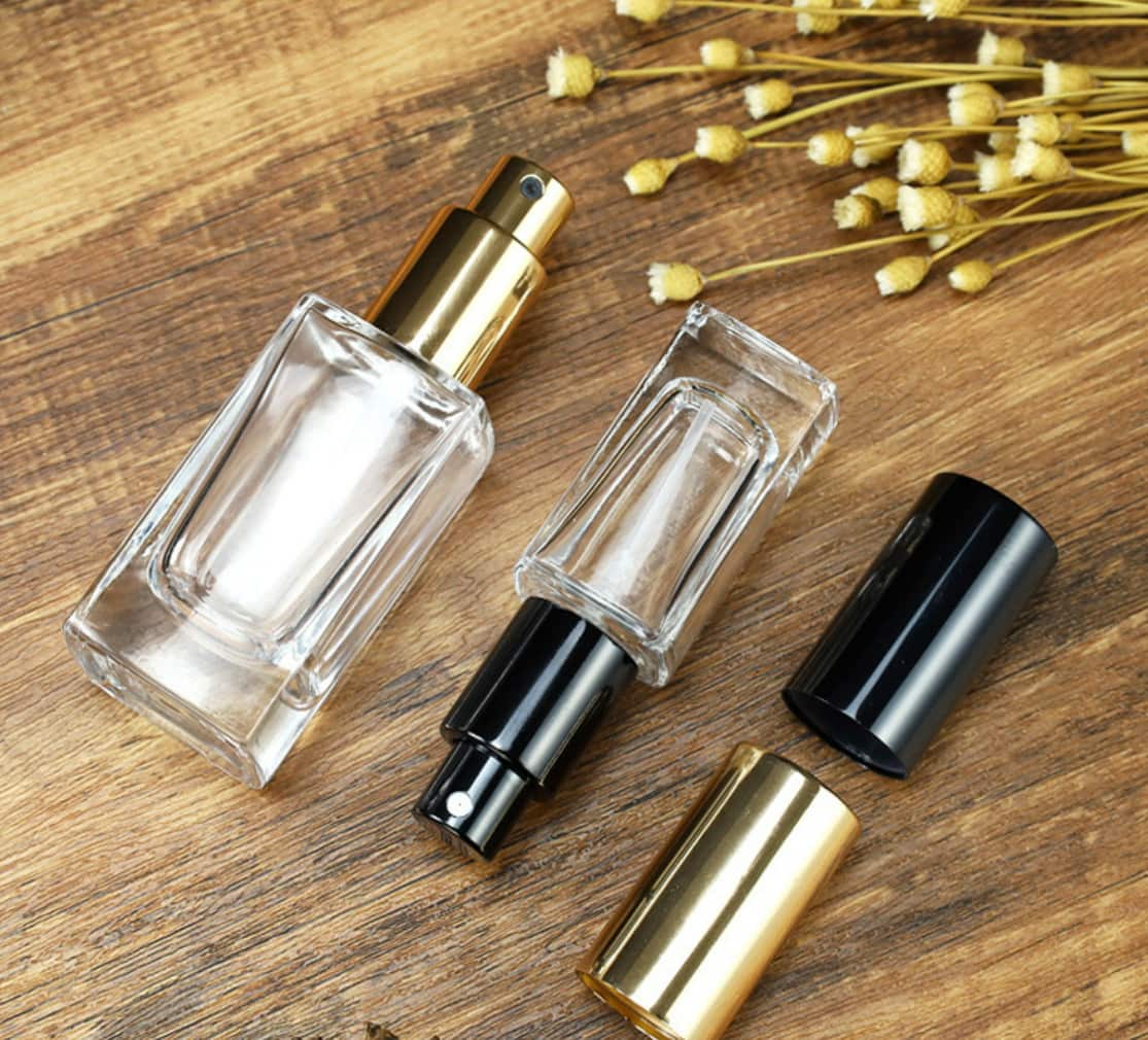 Square perfume bottles 15ml 30ml