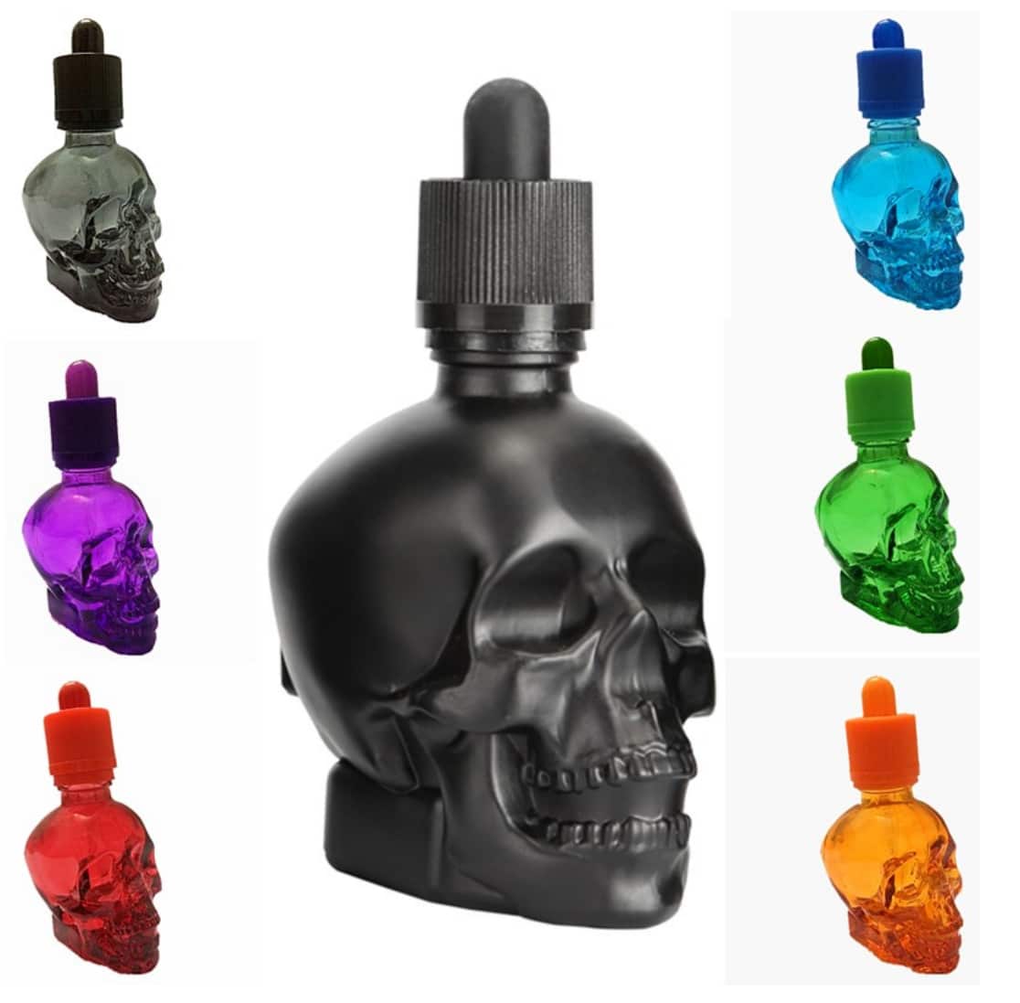 Skull dropper bottle 30ml 60ml 120ml