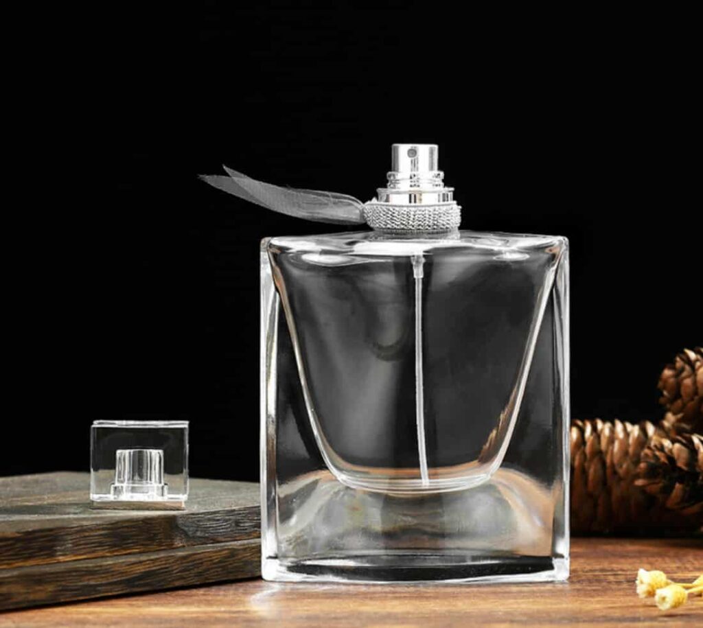 Special design women's glass perfume bottles 70ml 