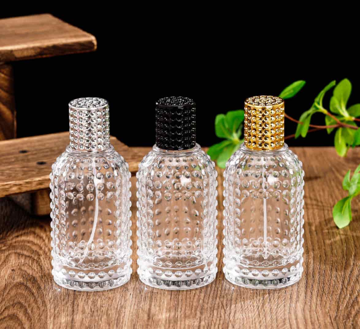 Rivete shaped perfume bottles 50ml 100ml