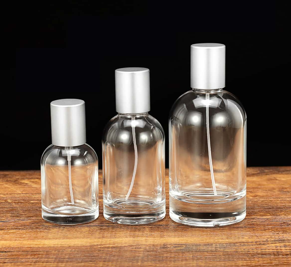 Round perfume bottles 30ml 50ml 100ml