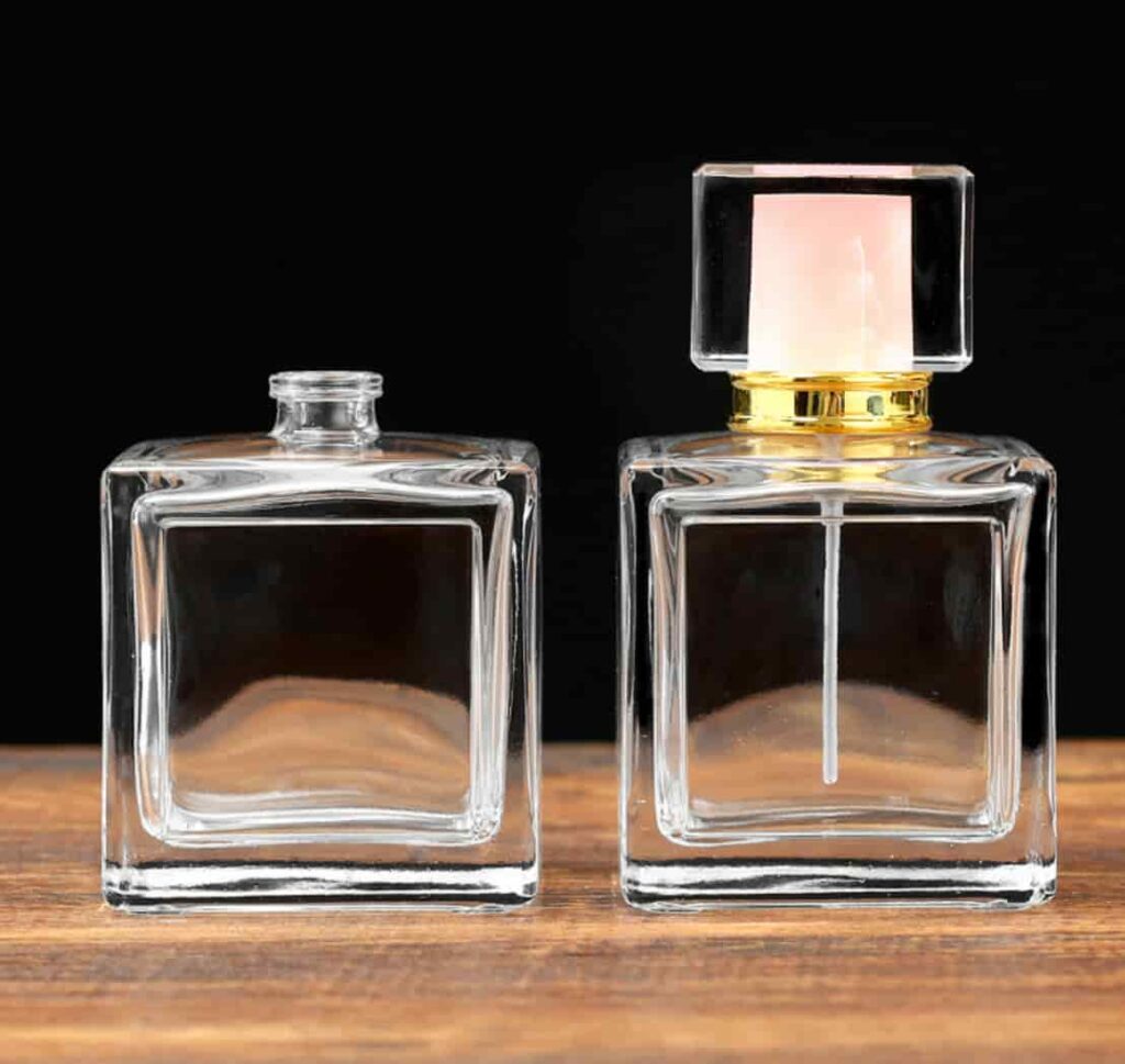 Square perfume bottles 100ml 