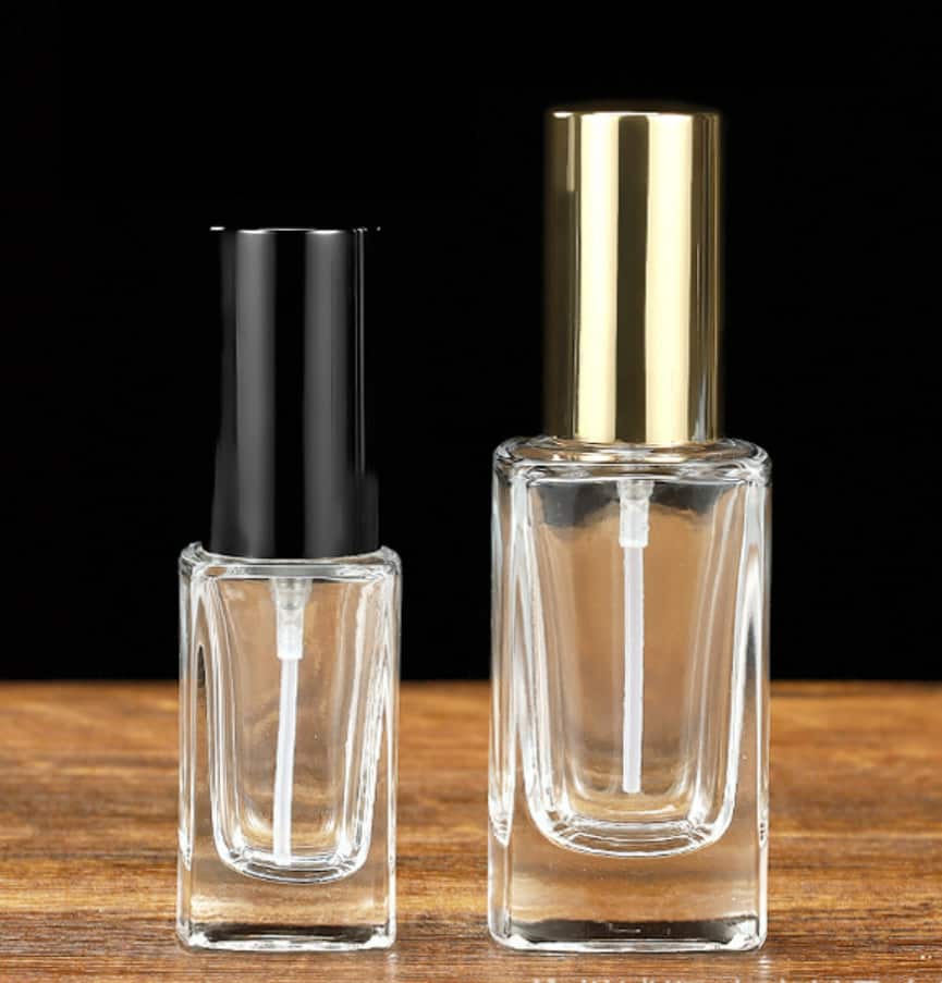 Square perfume bottles 15ml 30ml 