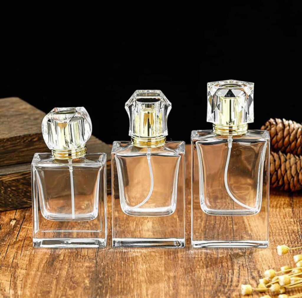 Square perfume bottles 50ml 