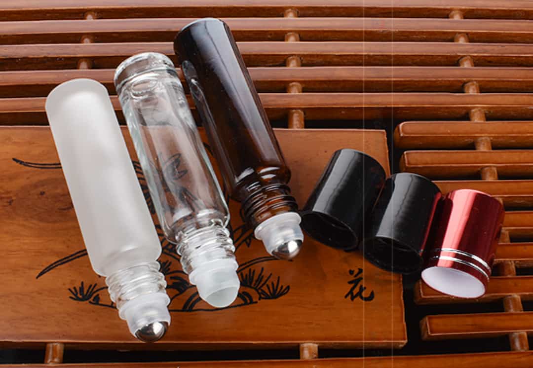 Glass roll on bottles 10ml