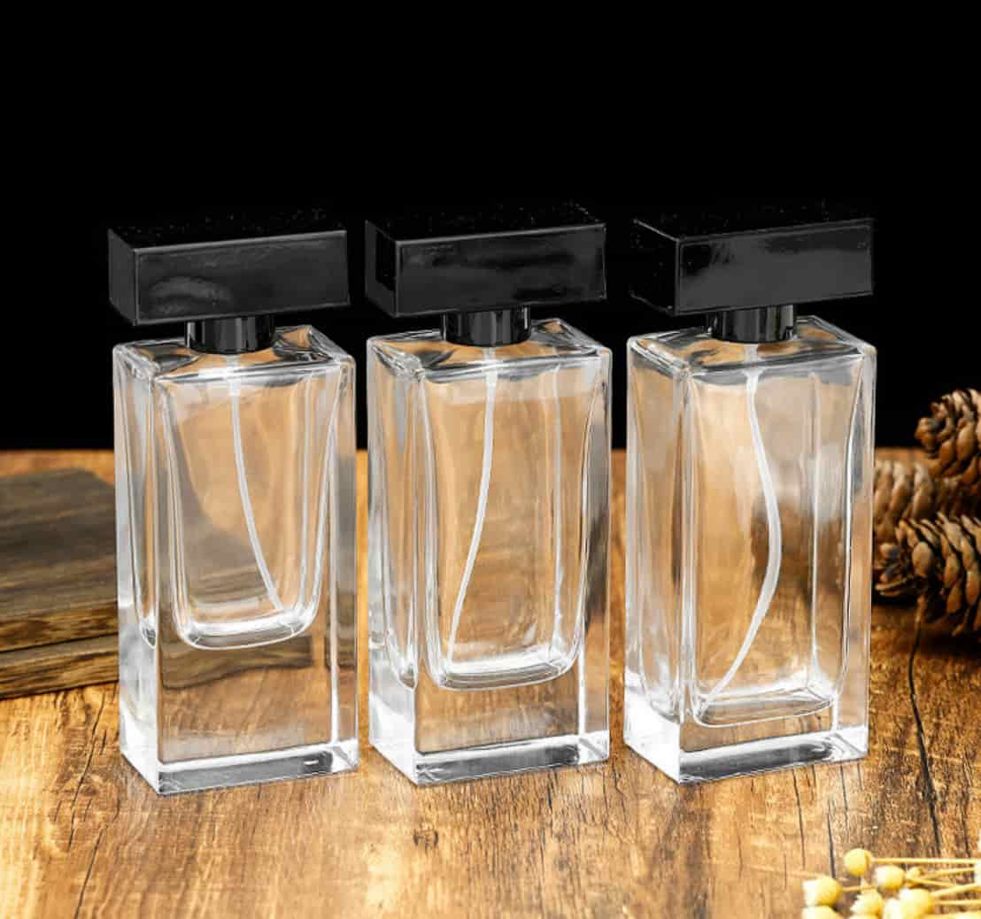 Square perfume bottles 60ml 80ml 100ml