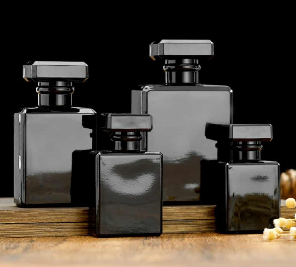 Black Square perfume bottles 20ml 30ml 50ml 100ml 