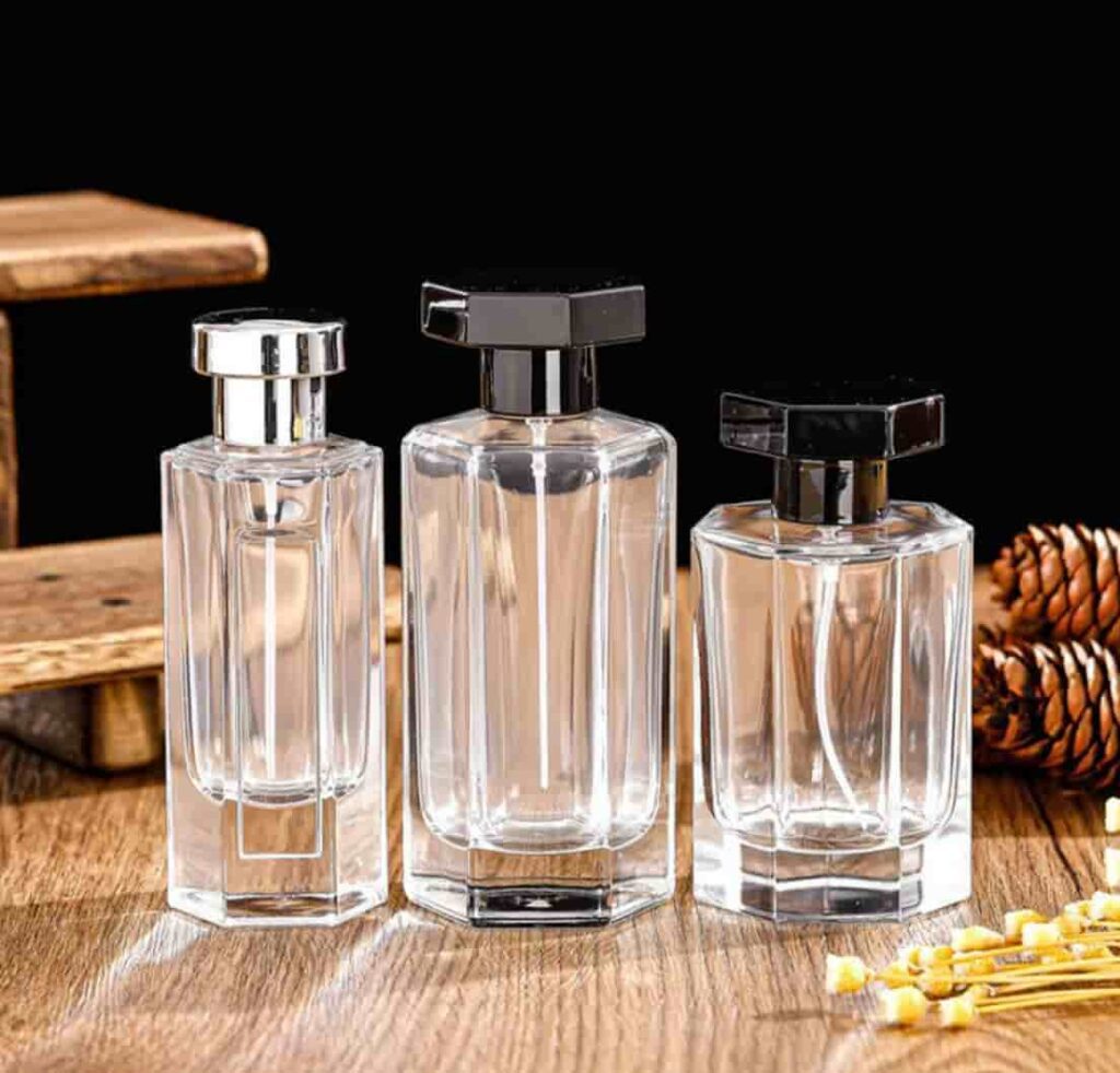 Hexagonal perfume bottles 50ml 100ml 