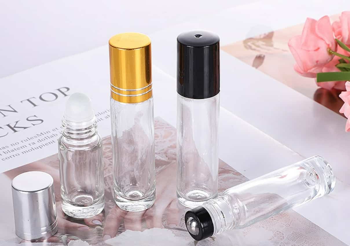 Glass roll on bottles 10ml