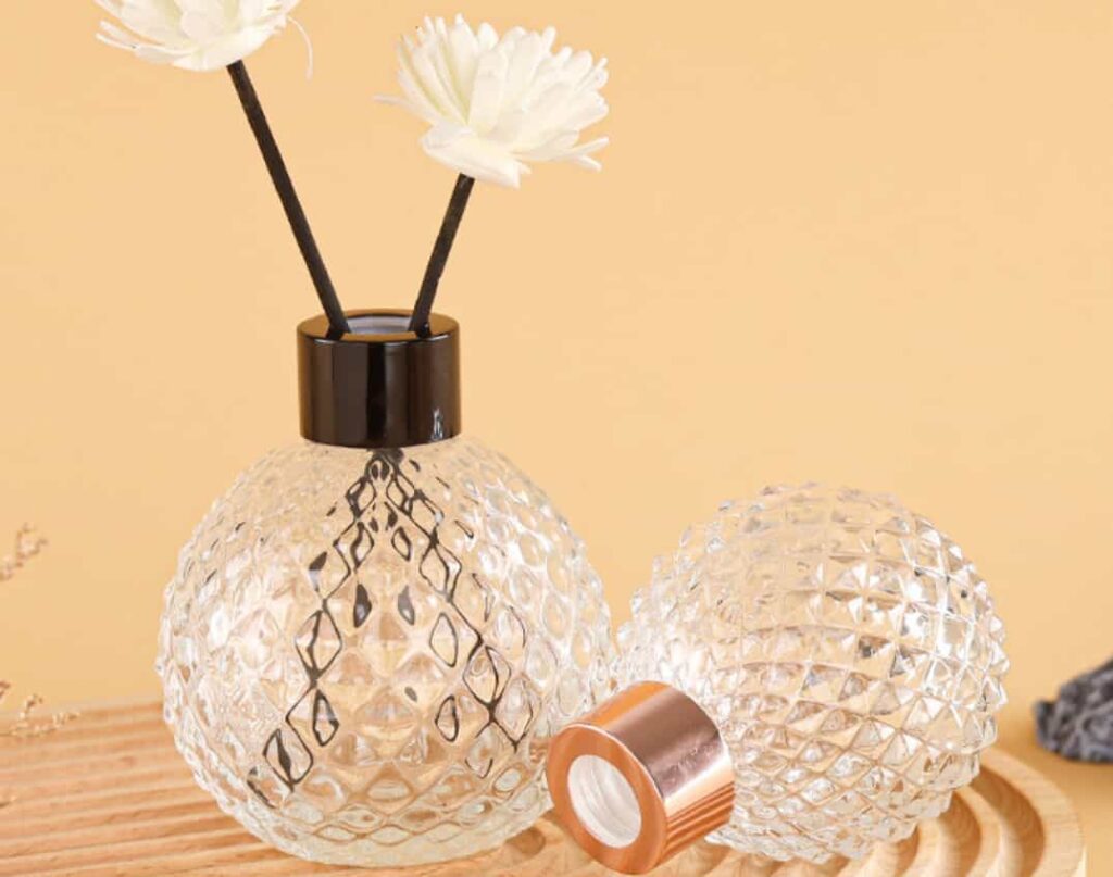 Diamond pattern diffuser bottles 100ml 120ml 200ml 