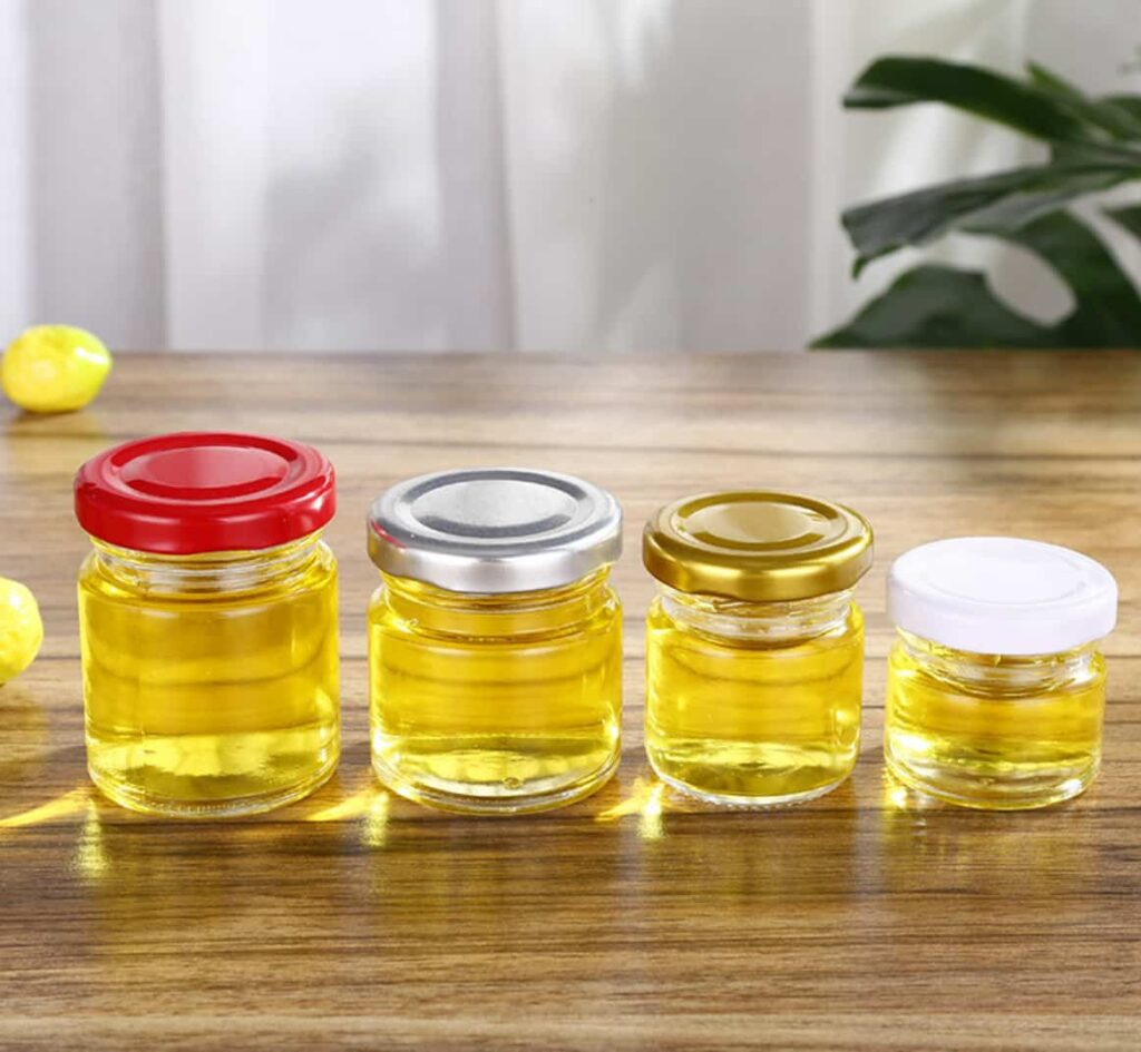 Small round honey jars 25ml 50ml 75ml 100ml 