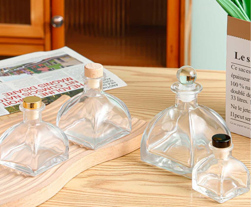 Tent shape diffuser bottles 50ml 120ml 150ml 