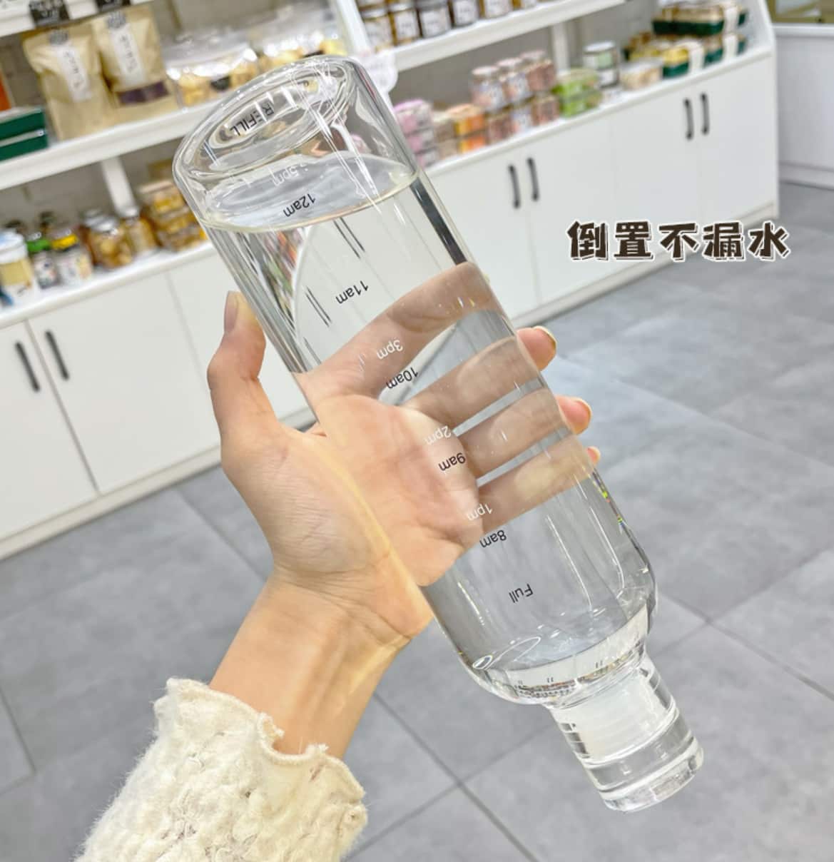 Fashion style Borosilicate glass water Bottle 300ml 500ml 750ml-3