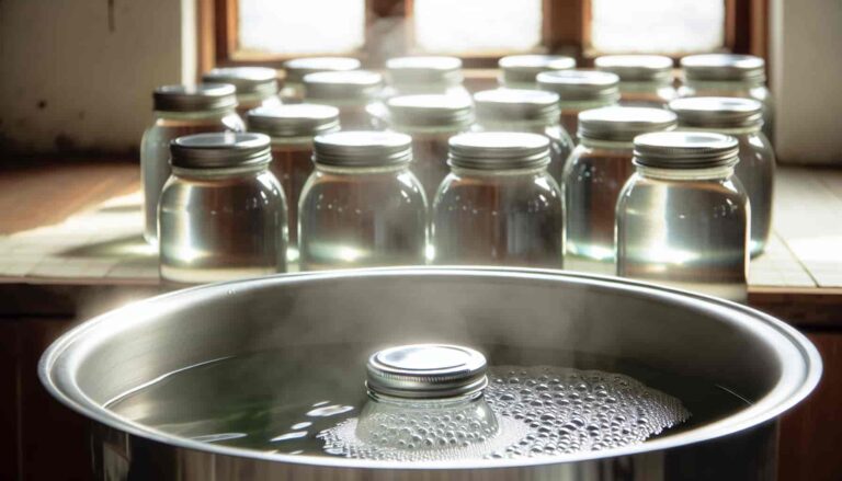 Sterilize Mason jars in oven