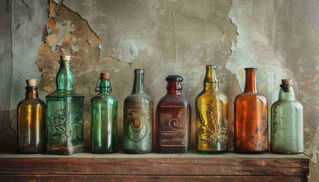 old glass bottle