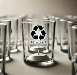 recyclable candle jars