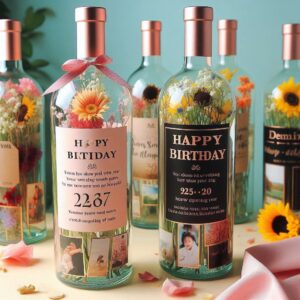 wine bottles as birthday gifts