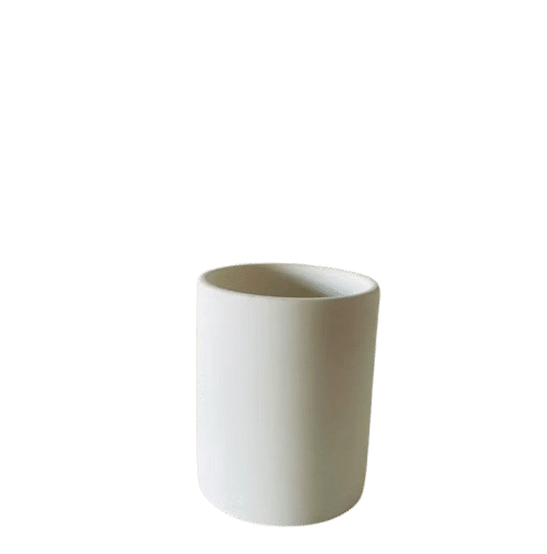 stright sided creamic candle jars